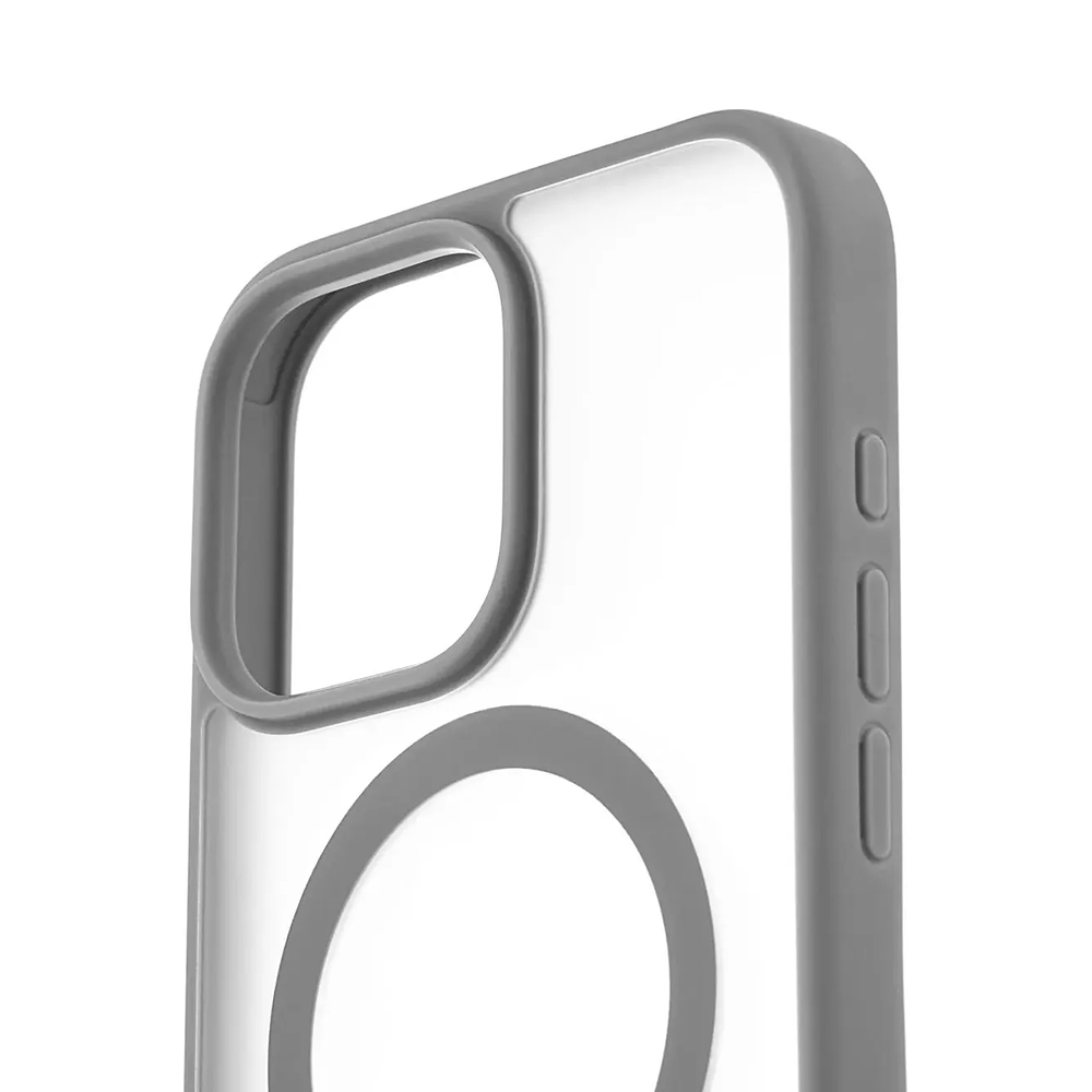 Чехол защитный uBear Cloud Mag Case iPhone 16 Pro, силк-тач, серый